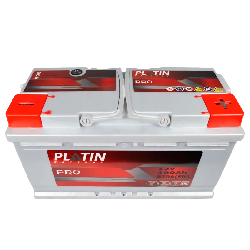 Автомобильный аккумулятор PLATIN Pro MF 100Ah 870A R+