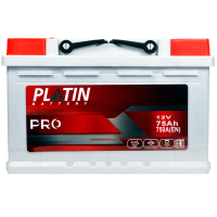 Автоаккумулятор PLATIN Pro MF 75Ah 750A R+