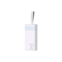 Внешний аккумулятор Remax Chinen Type-C 20W + 2USB 22.5W 30000mAh LED Белый (RPP-320) Рower Bank
