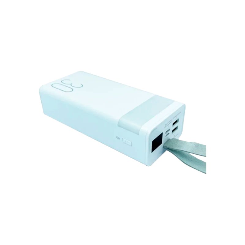 Внешний аккумулятор Remax Chinen Type-C 20W + 2USB 22.5W 30000mAh LED Белый (RPP-320) Рower Bank