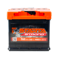 Автомобільний акумулятор STARTA STRONG 52Ah 480A L+
