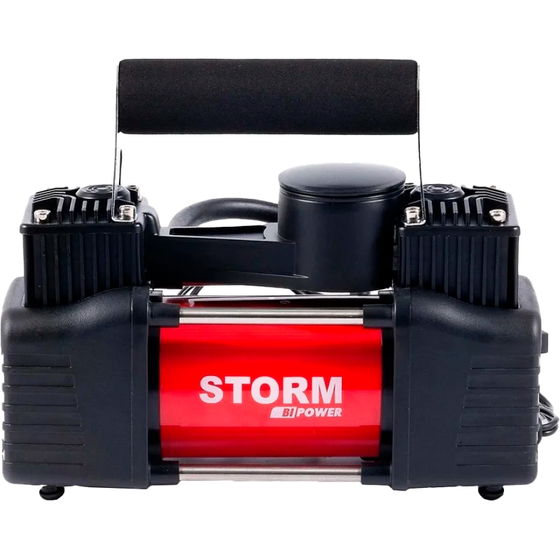 Автомобильный двухпоршневой компрессор STORM Bi-Power 20400