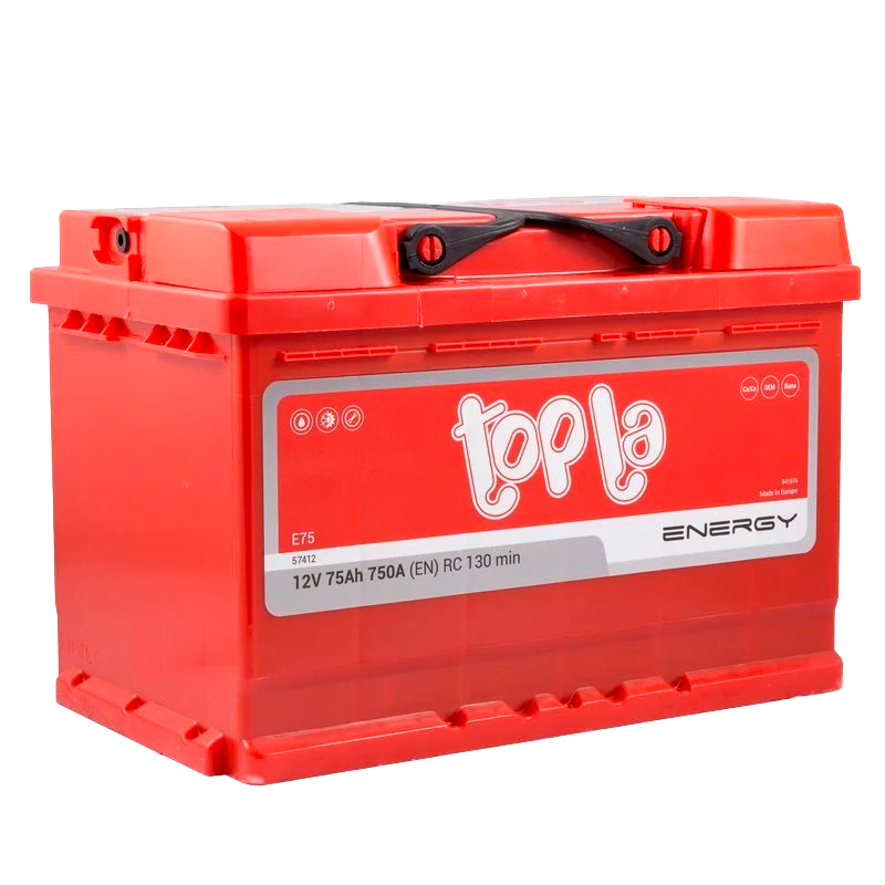 Автомобильный аккумулятор TOPLA Energy 75Ah 750A R+ E75