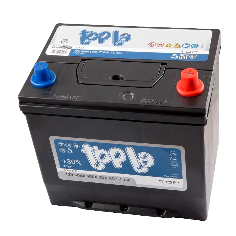 Автомобильный аккумулятор TOPLA Top 60Ah 600A R+ TT60J