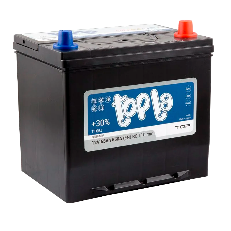 Автомобильный аккумулятор TOPLA Top 65Ah 650A R+ TT65J