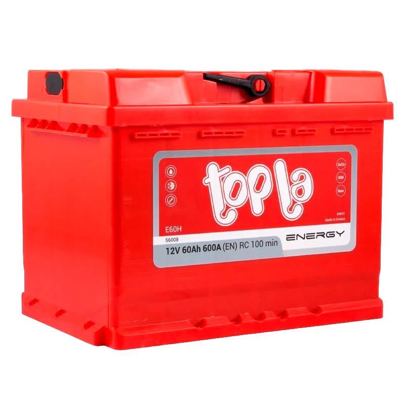 Автомобильный аккумулятор TOPLA Energy 60Ah 600A R+ E60H
