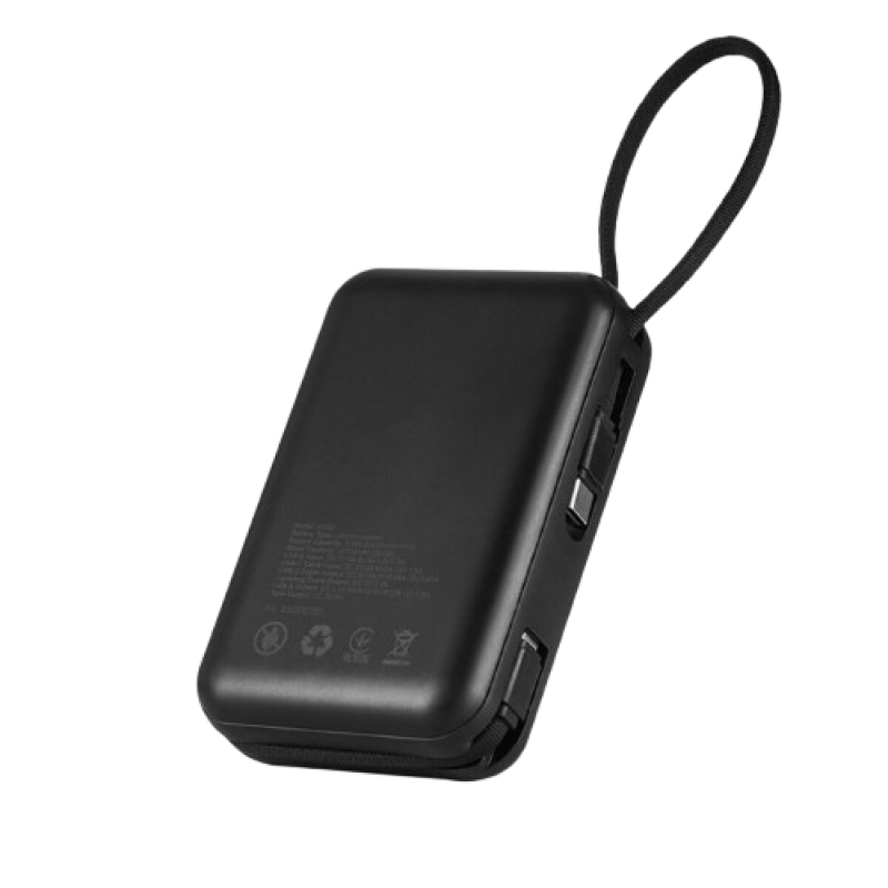 Повербанк (Power Bank) Brevia 20000mAh 22.5W Type-C+Lightning Cable, Li-Pol, LCD