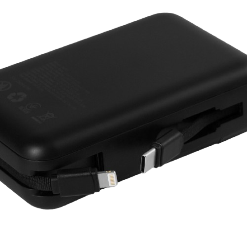 Повербанк (Power Bank) Brevia 20000mAh 22.5W Type-C+Lightning Cable, Li-Pol, LCD