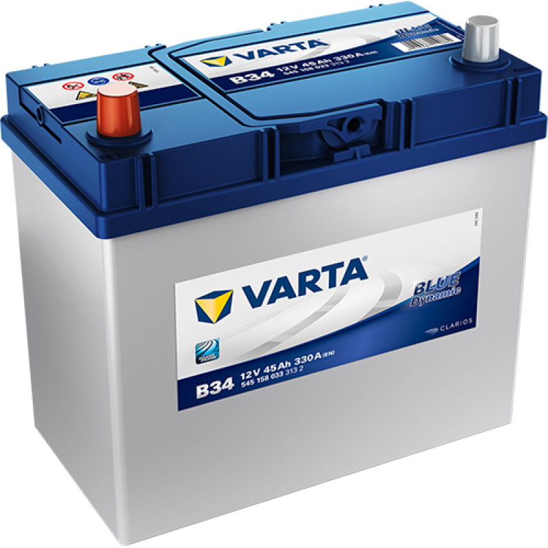 Автомобильный аккумулятор VARTA Blue Dynamic 45Ah 330A L+ (B34) - 545158033