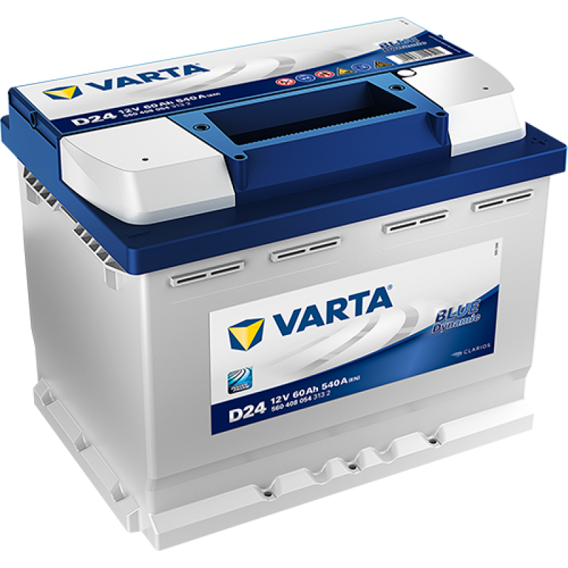 Автомобильный аккумулятор VARTA Blue Dynamic 60Ah 540A R+ (D24) - 560408054