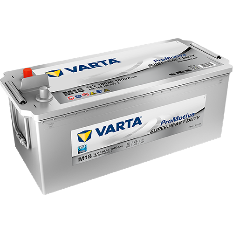 Грузовой аккумулятор VARTA Promotive Super Heavy Duty 180Ah 1000A L+ (M18) - 680108100