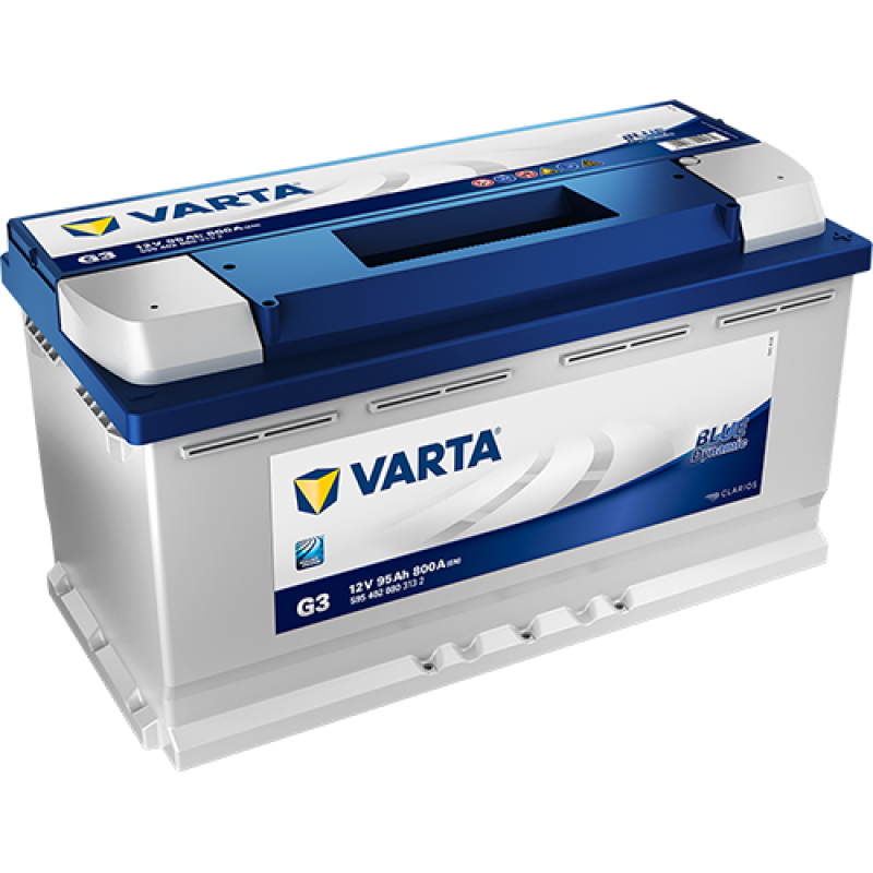 Автомобильный аккумулятор VARTA Blue Dynamic 95Ah 800A R+ (G3) - 595402080