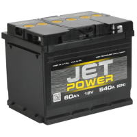 Автомобільний акумулятор JET POWER 60Ah 540A L+