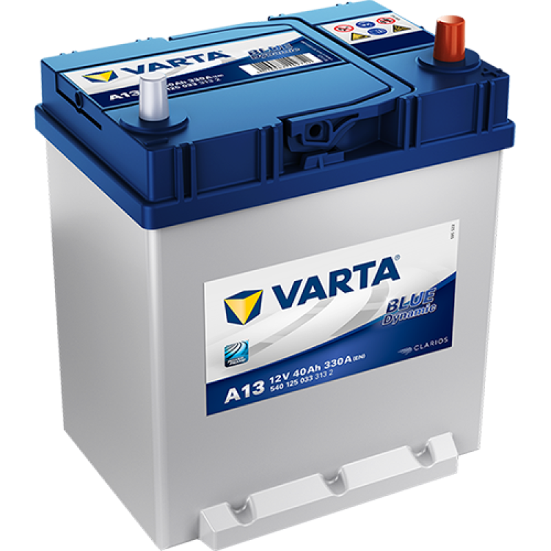 Автомобильный аккумулятор VARTA Blue Dynamic 40Ah 330A R+ (A13) - 540125033