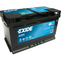 Автомобільний акумулятор EXIDE Start-Stop AGM EK800 80Ah 800A R+
