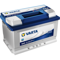 Автомобильный аккумулятор VARTA Blue Dynamic 72Ah 680A R+ (E43) - 572409068
