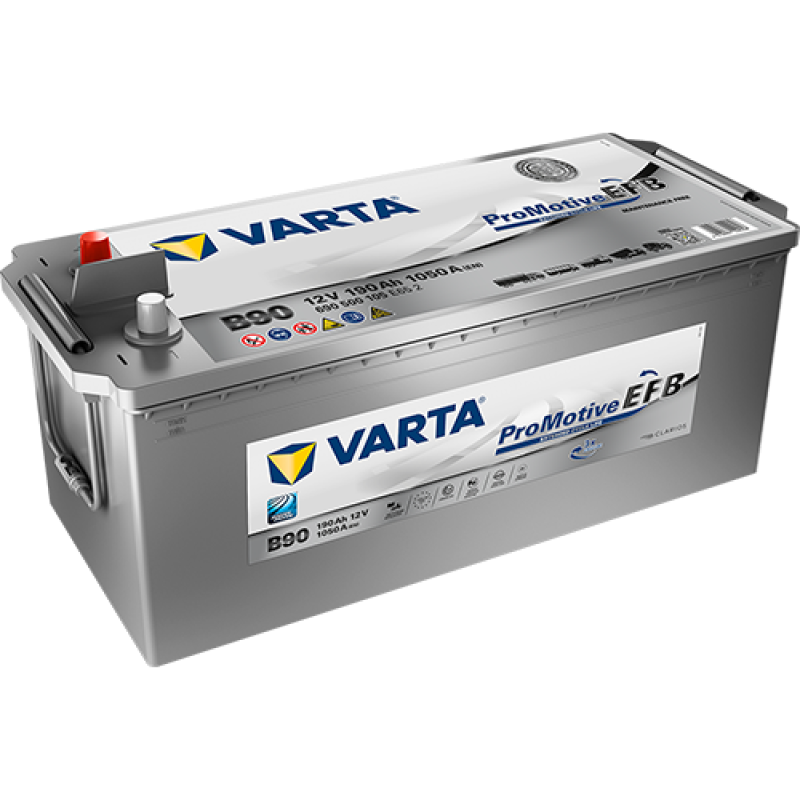 Грузовой аккумулятор VARTA Promotive EFB 190Ah 1050A L+ (B90) - 690500105