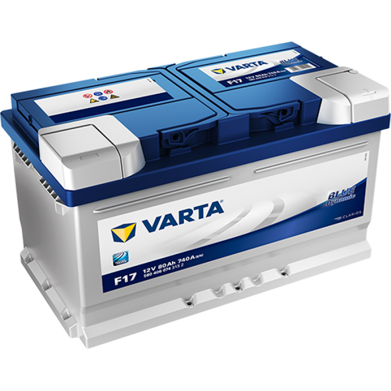 Автомобильный аккумулятор VARTA Blue Dynamic 80Ah 740A R+ (F17) - 580406074