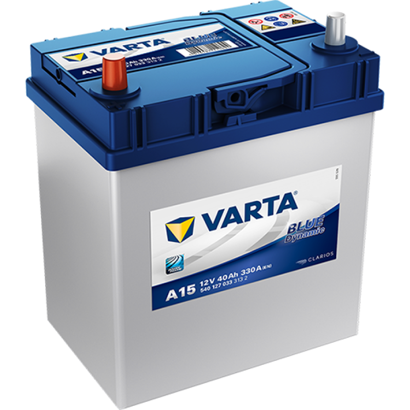 Автомобильный аккумулятор VARTA Blue Dynamic 40Ah 330A L+ (A15) - 540127033