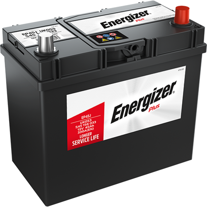 Автомобильный аккумулятор ENERGIZER Plus 45Ah 330A R+ 545156033