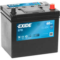 Автомобильный аккумулятор EXIDE Start-Stop EFB EL604 60Ah 520A R+