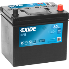 Автомобильный аккумулятор EXIDE Start-Stop EFB EL604 60Ah 520A R+