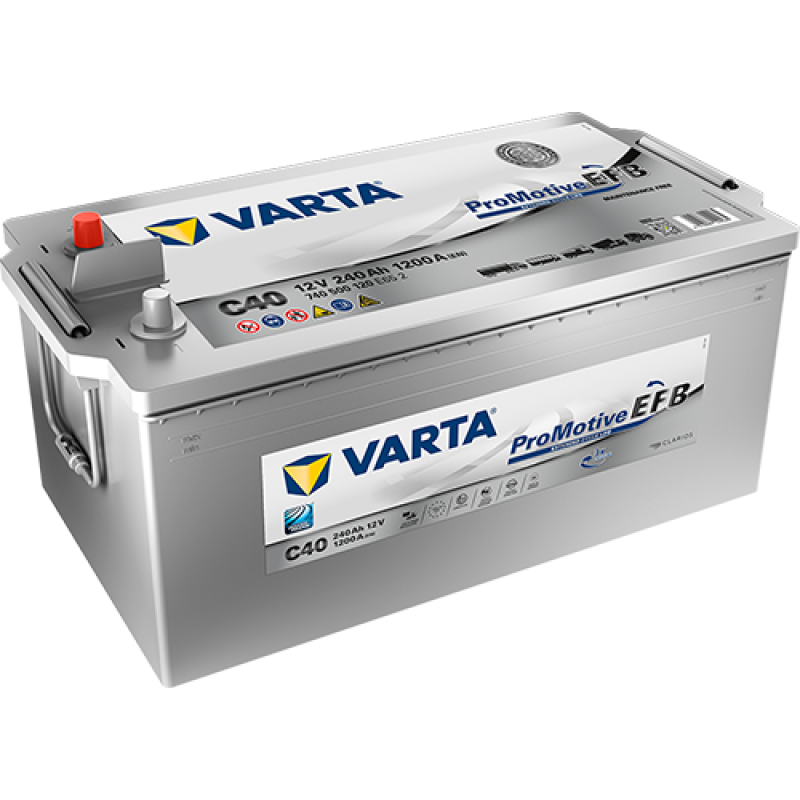 Грузовой аккумулятор VARTA Promotive EFB 240Ah 1200A L+ (C40) - 740500120