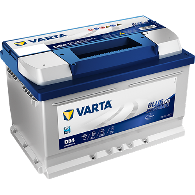 Автомобильный аккумулятор VARTA Blue Dynamic EFB Start-Stop 65Ah 650A R+ (D54) - 565500065
