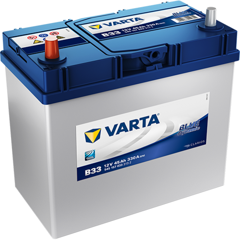Автомобильный аккумулятор VARTA Blue Dynamic 45Ah 330A L+ (B33) - 545157033