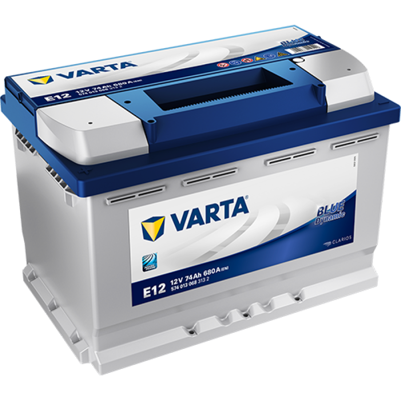 Автомобильный аккумулятор VARTA Blue Dynamic 74Ah 680A L+ (E12) - 574013068