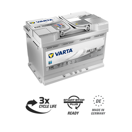 Автомобильный аккумулятор VARTA Silver Dynamic AGM 70Ah 760A R+